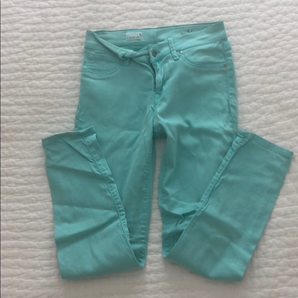 Teal Legging Jean Gap Size 6